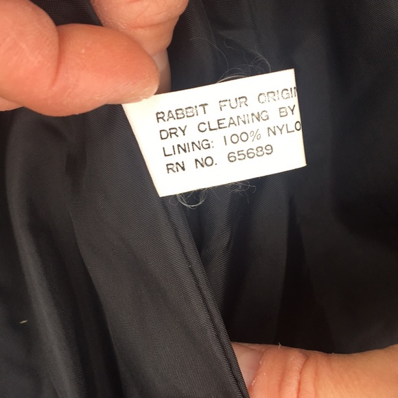 Rabbit fur jacket authentic and real vintage - Picture 9 of 15